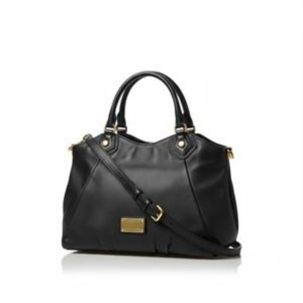 MARC By Marc Jacobs Pebbled Calfskin Classic Q Francesca Tote Black